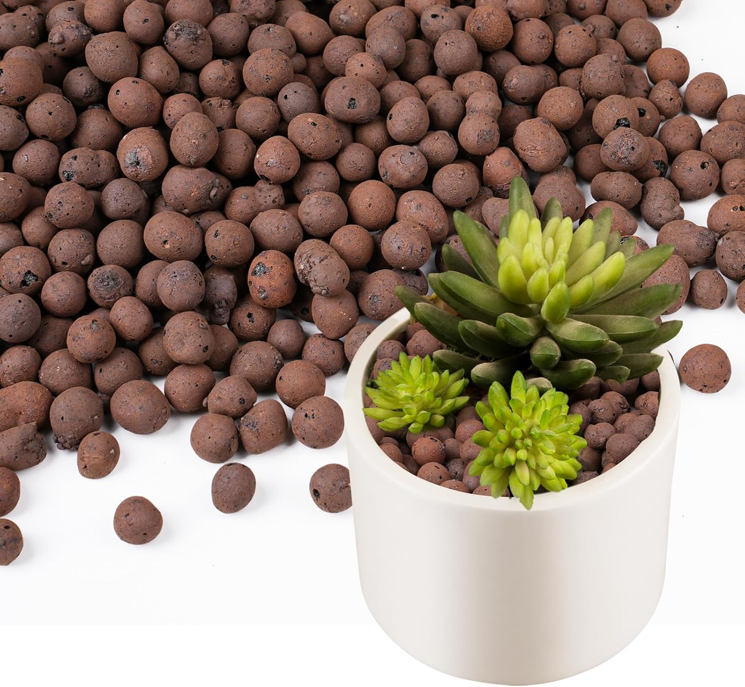 植物用粘土小石100/200g、植物用軽量粘土球、排水用、水 - Clay Pebble Growing のレビューと価格
